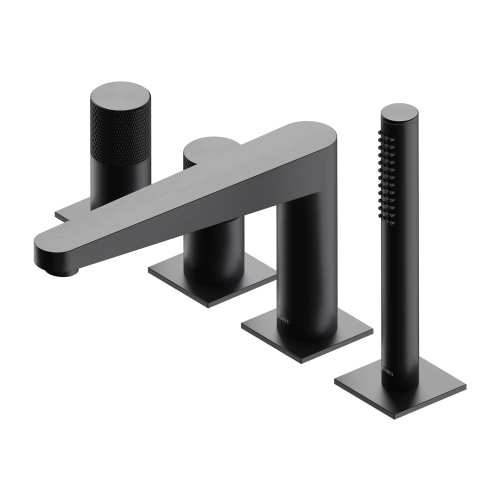 Omnires CONTOUR  bateria wannowa 4-otworowa  antracyt CT8032AT