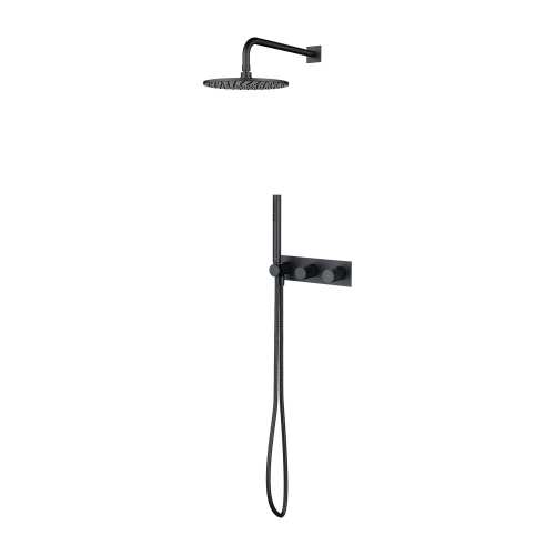 Omnires CONTOUR system prysznicowy podtynkowyy antracyt