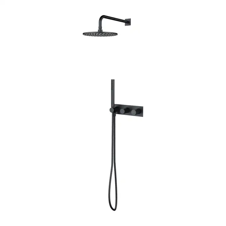 Omnires CONTOUR system prysznicowy podtynkowyy antracyt