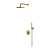 Omnires Y system prysznicowy podtynkowy Złoty  SYSY19GL