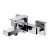 Omnires Baretti bateria wannowa Chrom BA7830CR