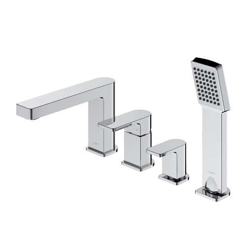 Omnires Baretti bateria wannowa  4- otworowa Chrom BA7832CR