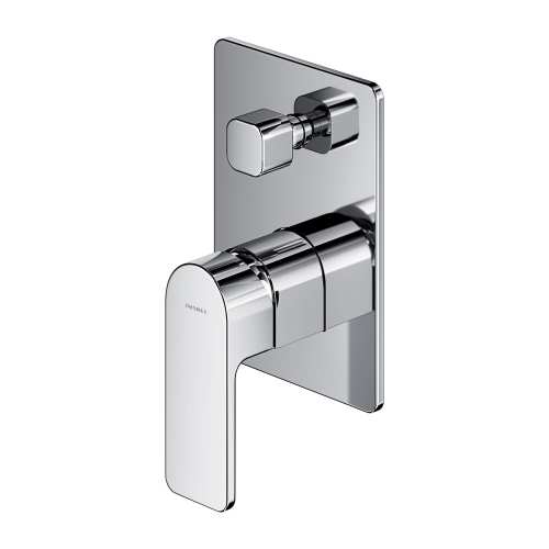 Omnires Baretti bateria prysznicowo-wannowa podtynkowa Chrom BA7835CR