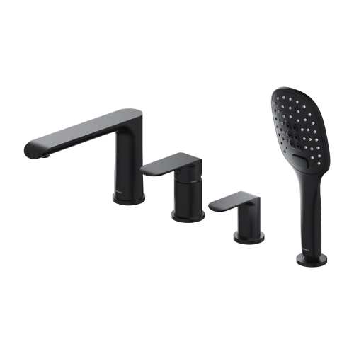Omnires Sacramento bateria wannowa  4- otworowa Czarny Mat  SC2332BL