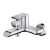 Omnires Sacramento bateria wannowa Chrom SC2330CR