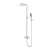 Omnires Sacramento system prysznicowy natynkowy Chrom SC2344CR