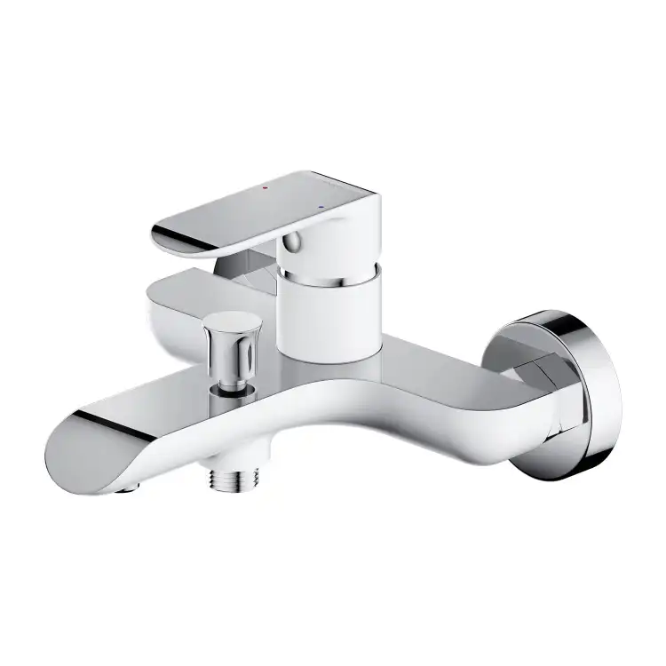 Omnires Sacramento bateria wannowa Chrom/Biały SC2330CRB