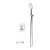 Omnires Sacramento system wannowy podtynkowy Chrom/Biały YSSCW01XCRB