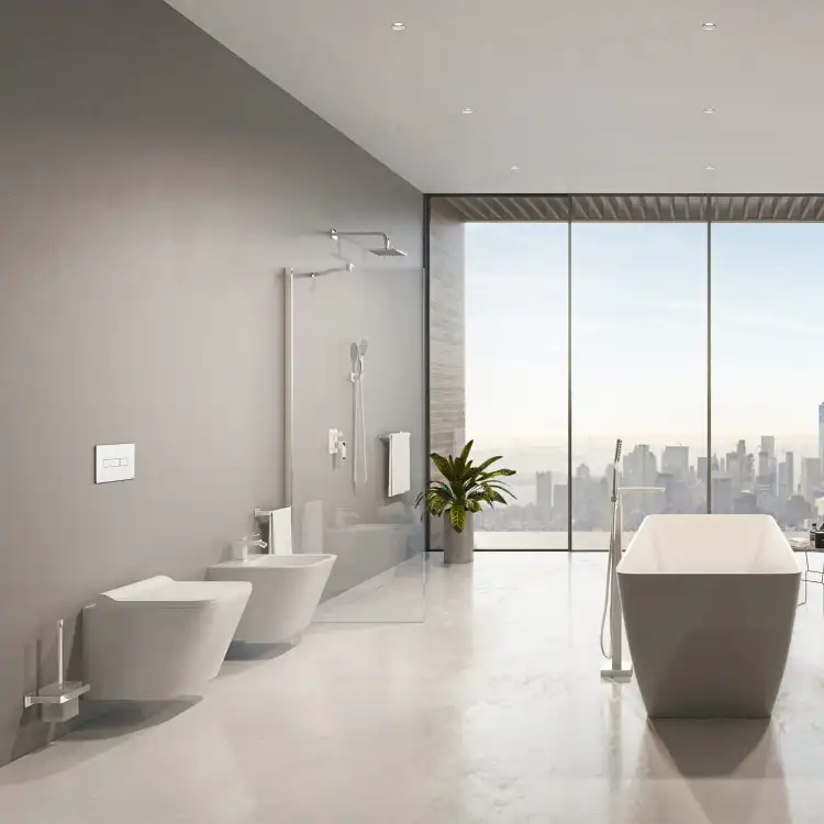 Omires FONTANA wc podwieszane  49 cm + deska wolnoopadająca