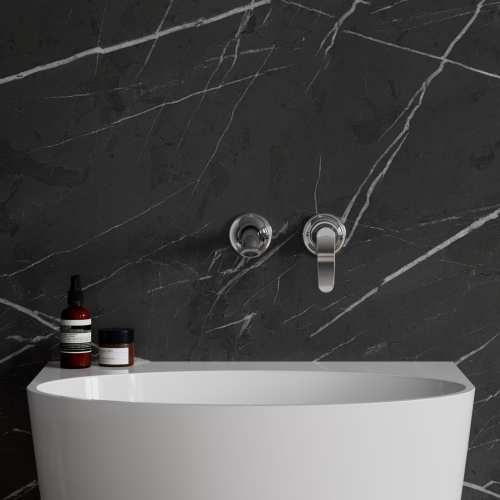 Omnires Art Deco bateria umywalkowa podtynkowa Chrom
