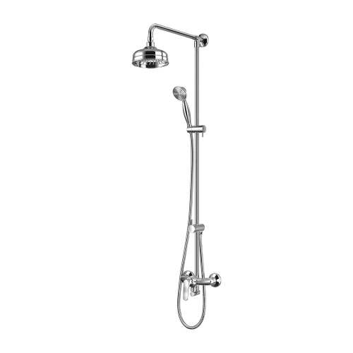 Omnires Art Deco system prysznicowy natynkowy Chrom AD5144CR