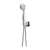 Omnires Art Deco zestaw prysznicowy punktowy podtynkowy Chrom  ARTDECO-PPCR