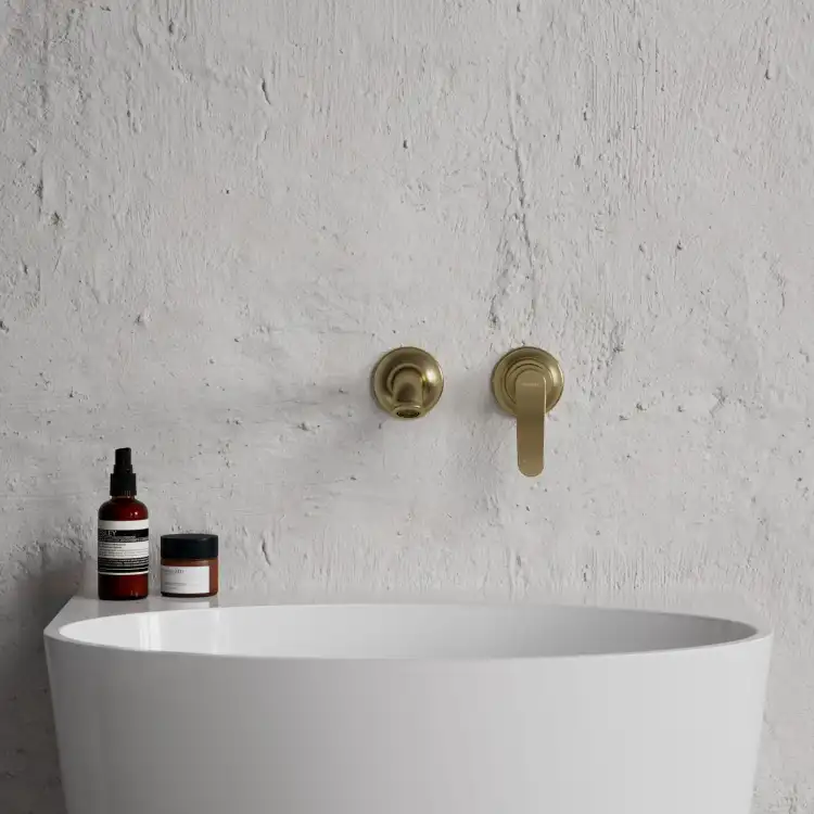 Omnires Art Deco bateria umywalkowa podtynkowa Brąz Antyczny  AD5115BR