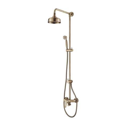 Omnires Art Deco system prysznicowy natynkowy Brąz Antyczny AD5144BR