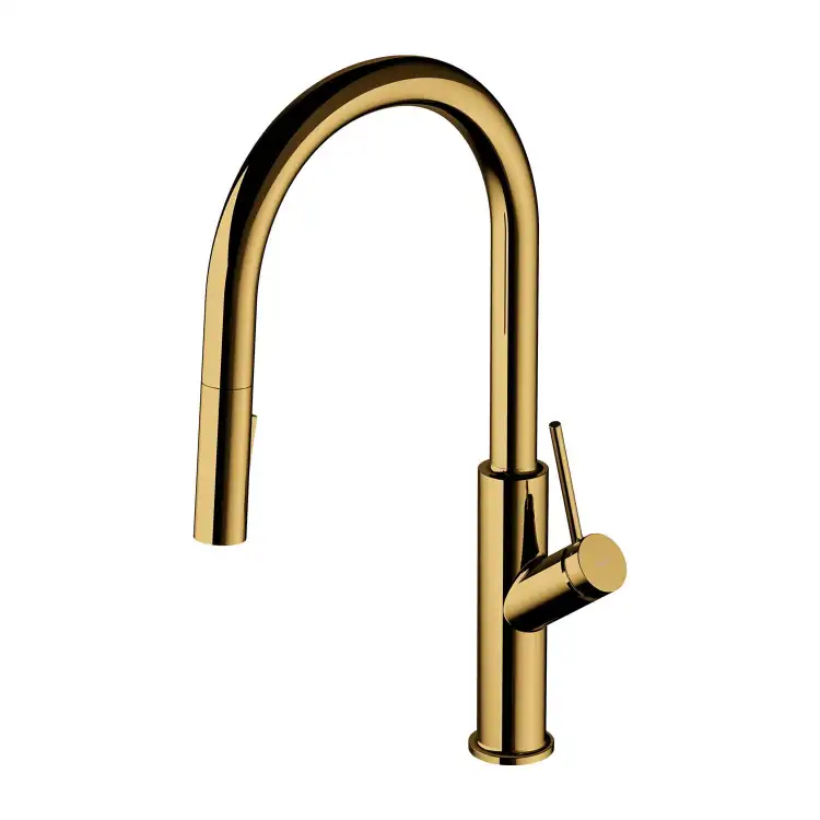 Omnires Bend bateria kuchenna Złota  BE6455GL