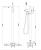 Kohlman EXPERIENCE bateria wannowa wolnostojąca CHROM QF1165E