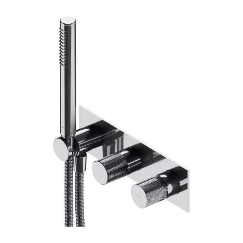 Omnires CONTOUR system prysznicowy podtynkowy z rączką chrom