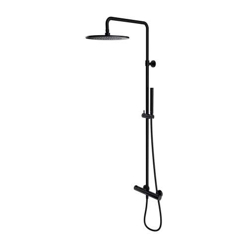 Omnires Y system prysznicowy termostatyczny natynkowy Czarny