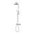 Omnires Y system prysznicowy natynkowy chrom SYSY11/N/6CR