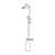 Omnires Y system prysznicowy natynkowy chrom SYSY10/N/6CR
