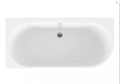 Polimat SOLA wanna przyścienna akrylowa 160 x 75 biała Lewa