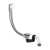 OMNIRES Syfon wannowy przelewowo - odpływowy Chrom TK104-PLUS-3.01+64-SCR