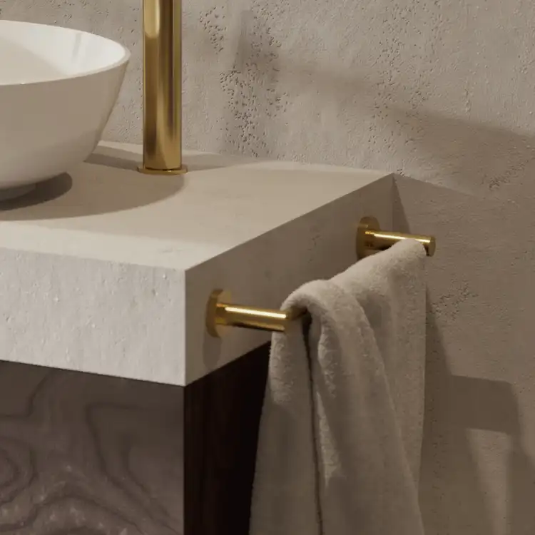 OMNIRES Modern Project wieszak na ręcznik 60 cm Złoto Szczotkowane