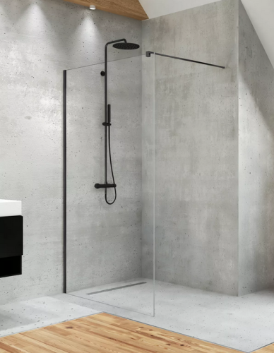 NEW TRENDY  Velio Black 100 cm kabina prysznicowa