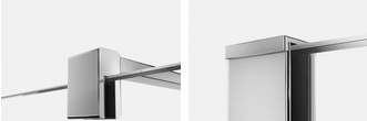 NEW TRENDY  Velio Chrom 100 cm kabina prysznicowa