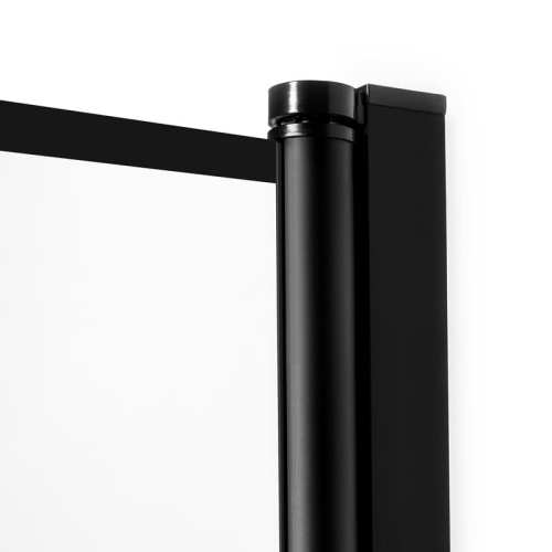 NEW TRENDY  Superia Black L Pasy 90x90 cm  kabina prysznicowa