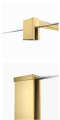 NEW TRENDY  Velio Satin Gold 140 cm kabina prysznicowa
