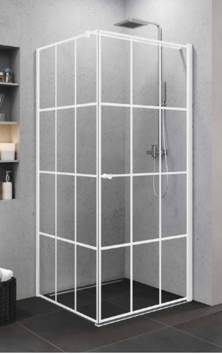 NEW TRENDY  Superia White P Kratka 90x90 cm  kabina prysznicowa