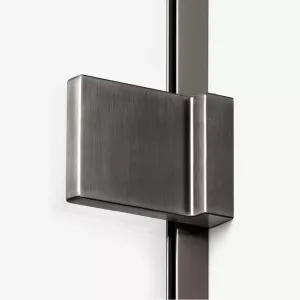 New Trendy AVEXA  GUNMETAL BRUSHED 110 drzwi prysznicowe