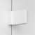 New Trendy AVEXA  WHITE 110 drzwi prysznicowe