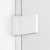New Trendy AVEXA  WHITE 120 drzwi prysznicowe