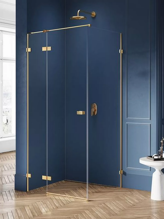 NEW TRENDY AVEXA GOLD BRUSHED Kabina prysznicowa
