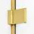 NEW TRENDY AVEXA GOLD BRUSHED Kabina prysznicowa