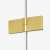 NEW TRENDY AVEXA GOLD BRUSHED Kabina prysznicowa
