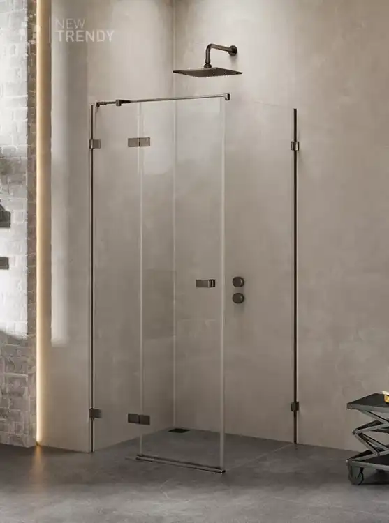 NEW TRENDY AVEXA GUNMETAL BRUSHED kabina prysznicowa