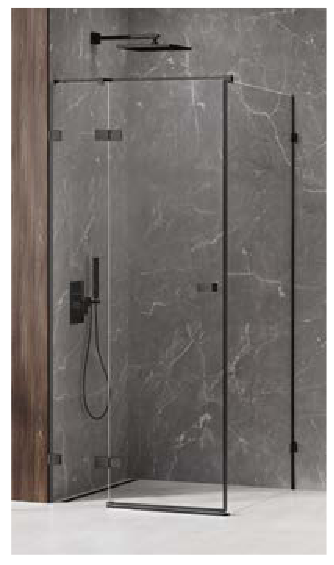 NEW TRENDY AVEXA BLACK kabina prysznicowa