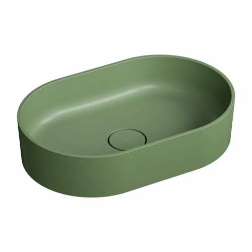 Omnires OVO M+ umywalka 55 x 36 cm olive   OVOUNOL