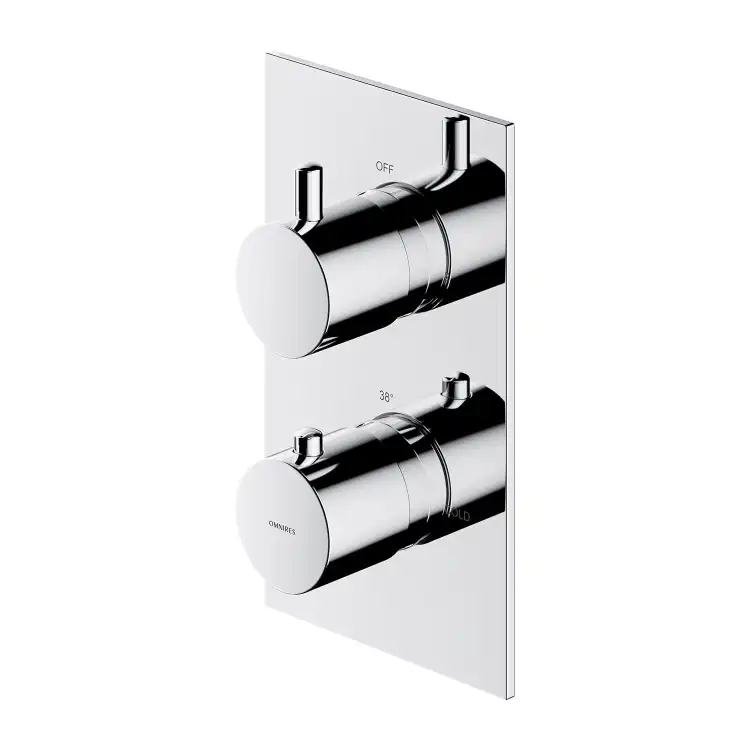 Omnires Y system prysznicowy termostatyczny podtynkowy chrom SYSYT01XCR