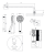 Omnires Y system prysznicowy podtynkowy chrom SYSYT05CR