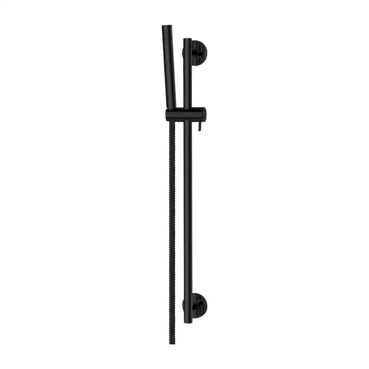 Omnires MICROPHONE zestaw prysznicowy suwany czarny  MICROPHONE-SBL