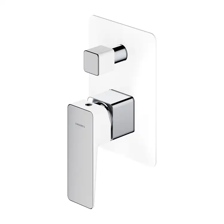Omnires Parma system prysznicowy podtynkowy Chrom/Biały SYSPM16ACRB