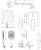 Omnires Parma system prysznicowy podtynkowy Chrom/Biały SYSPM16ACRB