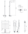 Omnires Parma system prysznicowy natynkowy Czarny Mat PM7444BL