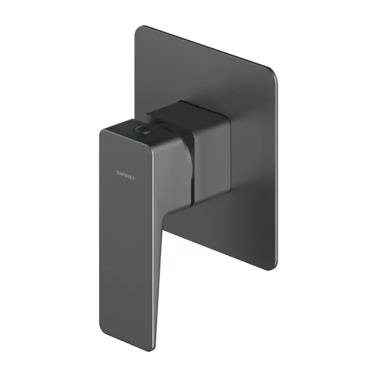 Omnires Parma bateria prysznicowa podtynkowa grafit PM7445GR