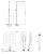 Omnires BARETTI system prysznicowy natynkowy Chrom  BA7844CR