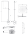 Omnires Sacramento system prysznicowy natynkowy Chrom SC2344CR